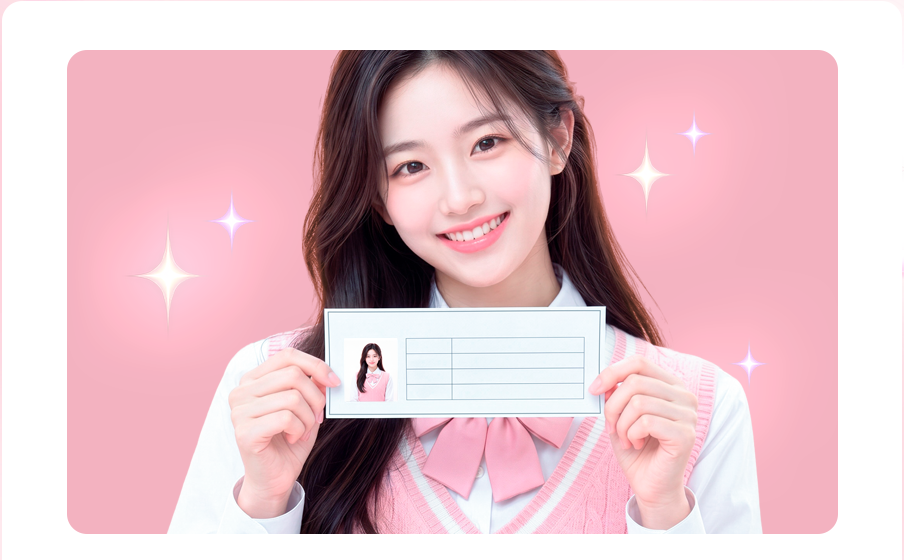 수험표를 든 수험생